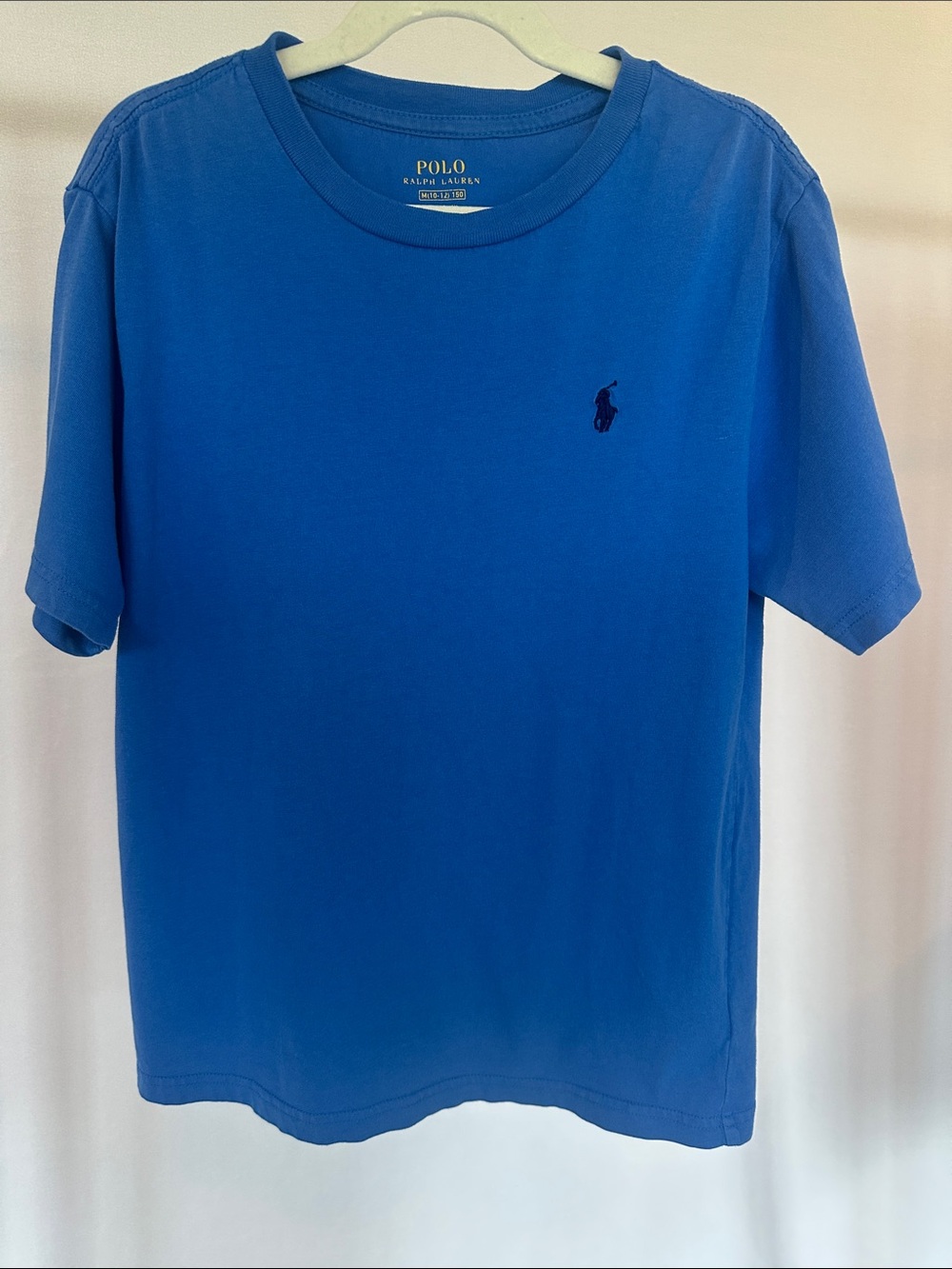 Polo Ralph Lauren Boys Blue Crewneck T-Shirt Medium (8-10)